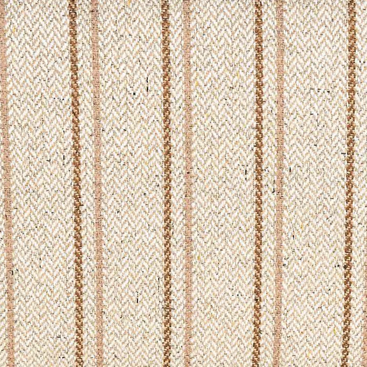 Kirklands Home Neutral Stripes Upholstered Emmy Counter Stool Tan Hot