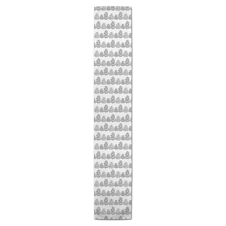 Christmas Dining & Entertaining>Kirklands Home Neutral Tree Patterned Table Runner, 72 in.