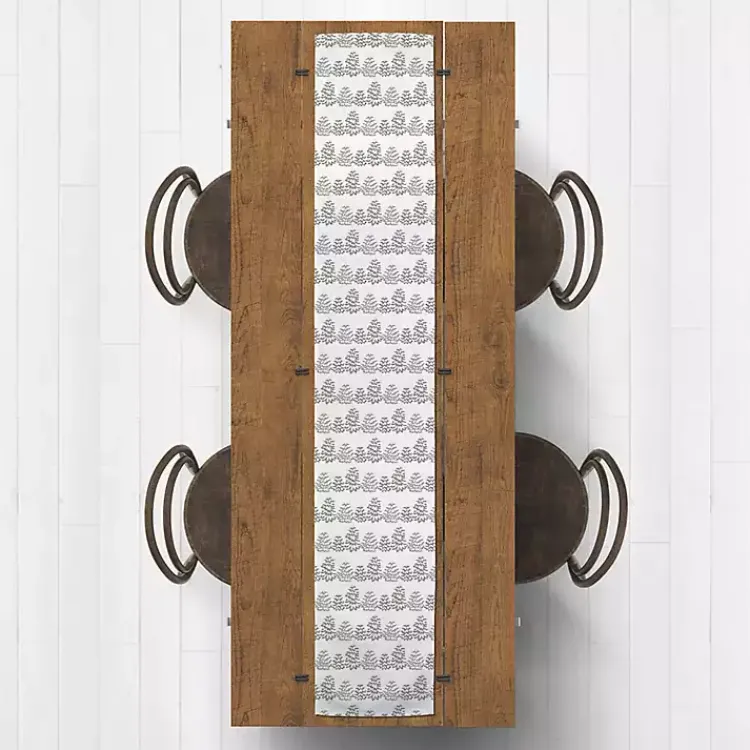 Christmas Dining & Entertaining>Kirklands Home Neutral Tree Patterned Table Runner, 90 in.