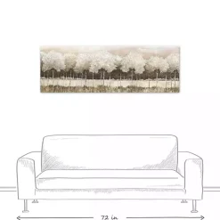 Kirklands Home Neutral Treescape Canvas Art Print Outlet
