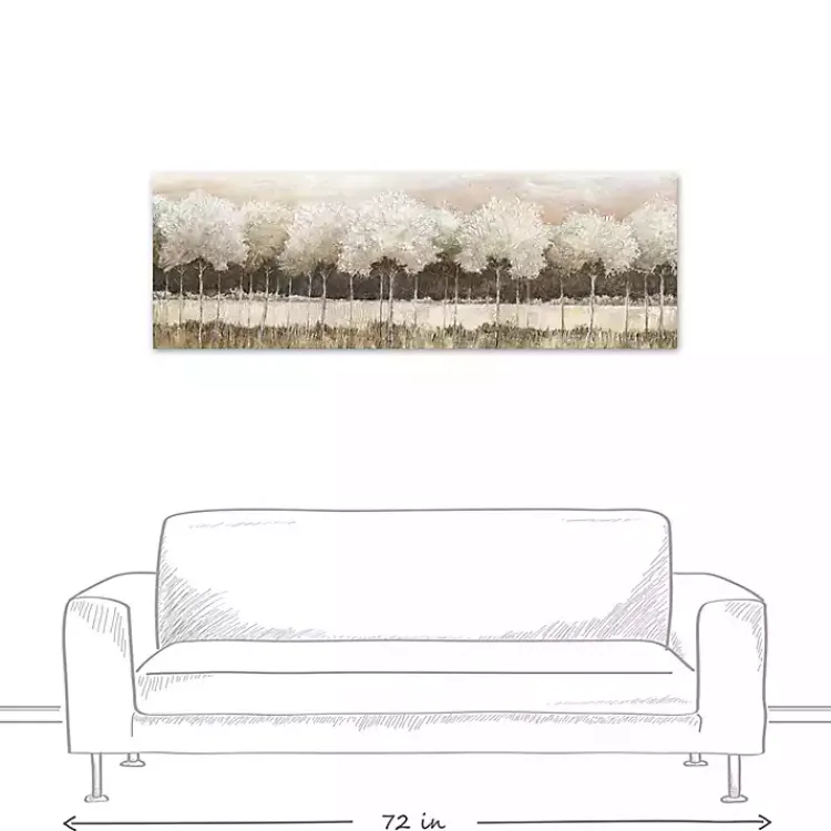 Kirklands Home Neutral Treescape Canvas Art Print Outlet