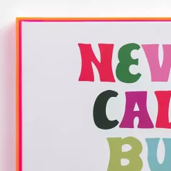 Christmas Art & Wall Decor>Kirklands Home Never Calm Always Bright Framed Canvas Print Multi
