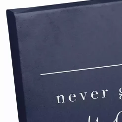 Kirklands Home Never Give Up on You Canvas Art Print Blue Discount