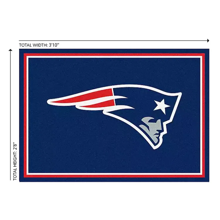 Kirklands Home New England Patriots Area Rug, 3x4 Blue Sale