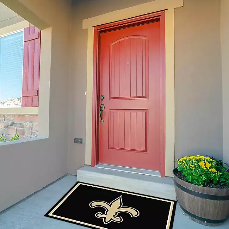 Kirklands Home New Orleans Saints Area Rug, 3x4 Clearance