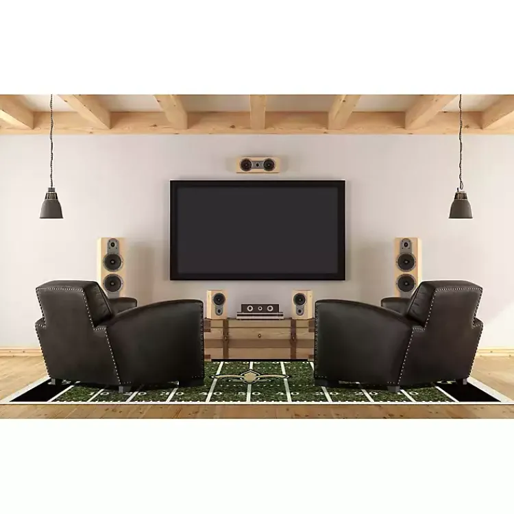 Kirklands Home New Orleans Saints Home Field Area Rug, 6x8 Green Outlet