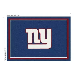 Kirklands Home New York Giants Area Rug, 4x6 Blue Hot