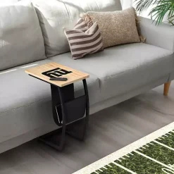 Kirklands Home New York Giants Wood C-Table Tan