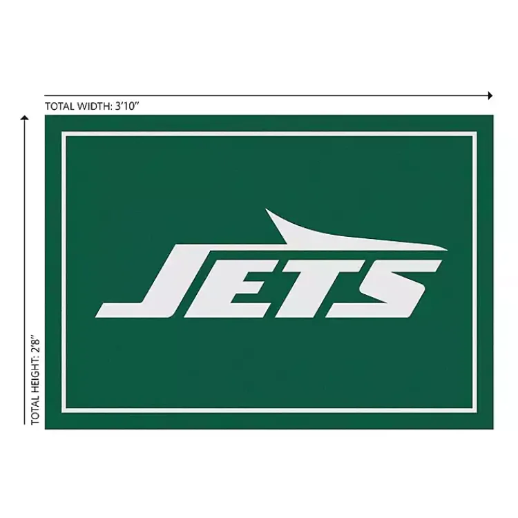 Kirklands Home New York Jets Area Rug, 3x4 Green
