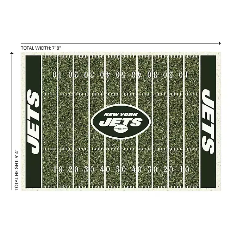 Kirklands Home New York Jets Home Field Area Rug, 6x8 Green Sale