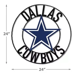 Kirklands Home NFL Dallas Cowboys Wrought Iron Wall Plaque Discount