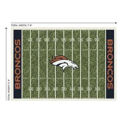 Kirklands Home NFL Denver Broncos Home Field Area Rug, 6x8 Outlet