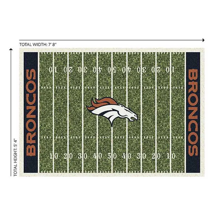 Kirklands Home NFL Denver Broncos Home Field Area Rug, 6x8 Outlet