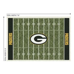 Kirklands Home NFL Green Bay Packers Home Field Area Rug, 6x8 Sale