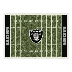 Kirklands Home NFL Las Vegas Raiders Home Field Area Rug, 6x8 Sale