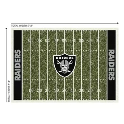 Kirklands Home NFL Las Vegas Raiders Home Field Area Rug, 6x8 Sale