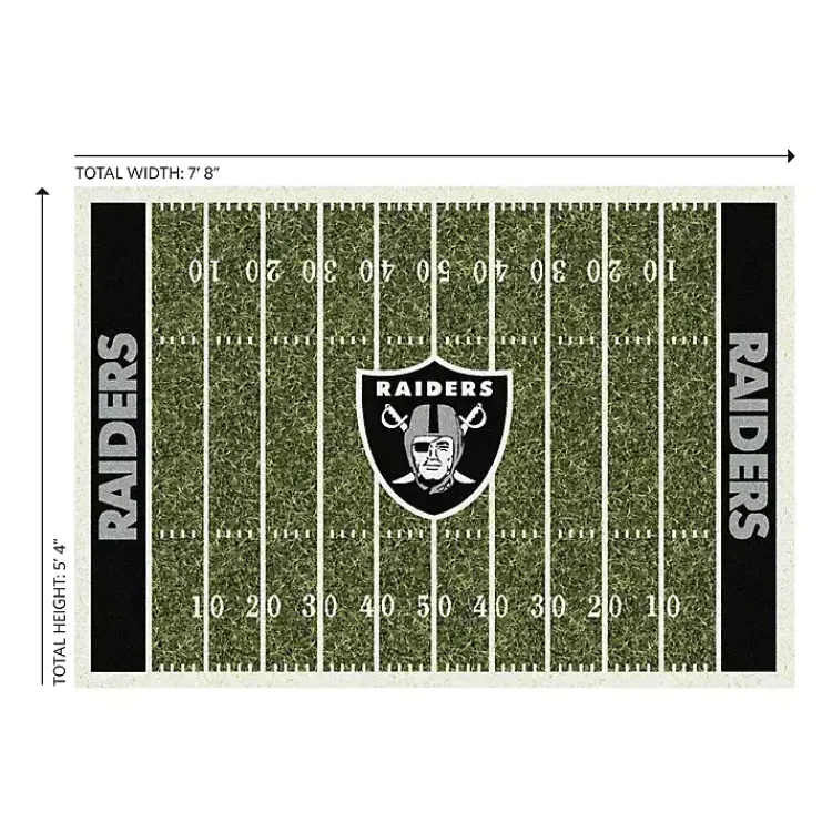 Kirklands Home NFL Las Vegas Raiders Home Field Area Rug, 6x8 Sale