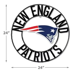 Kirklands Home NFL New England Patriots Wrought Iron Wall Plaque Hot