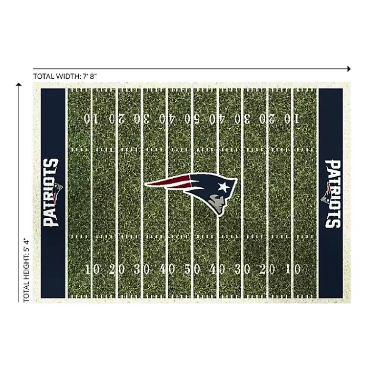 Kirklands Home NFL New England Patriots Home Field Area Rug, 6x8 Sale