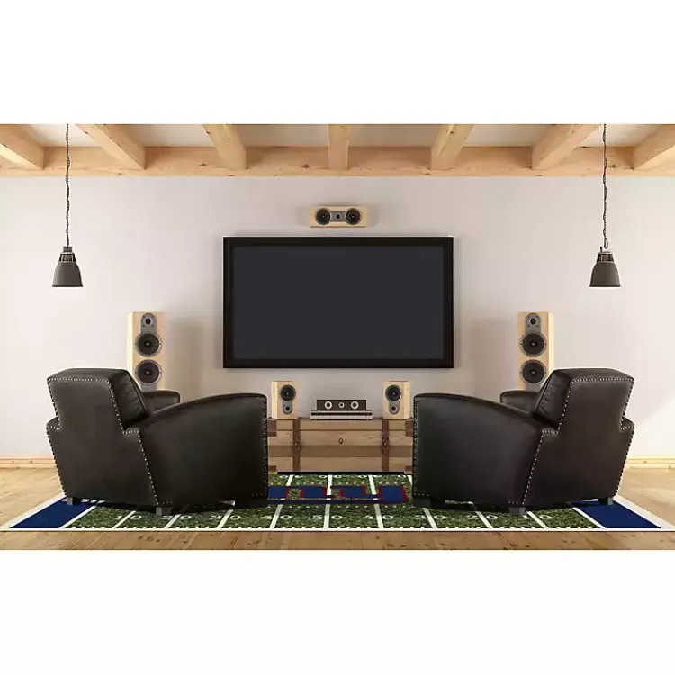 Kirklands Home NFL New York Giants Home Field Area Rug, 6x8 Hot