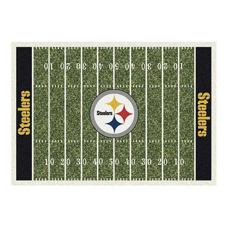 Kirklands Home NFL Pittsburgh Steelers Home Field Area Rug, 6x8 Discount