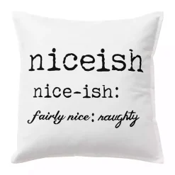Pillows>Kirklands Home Niceish Definition Christmas Throw Pillow