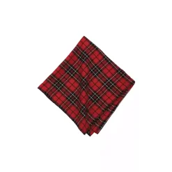 Christmas Dining & Entertaining>Kirklands Home Nicholas Plaid Napkins, Set of 6 Red