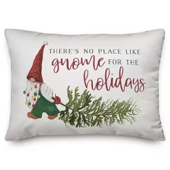 Christmas Pillows>Kirklands Home No Place Like Gnome Pillow