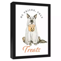 Halloween>Kirklands Home No Tricks, Only Treats Framed Canvas Art Print