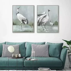 Kirklands Home Noble Beauty Framed Canvas Art Prints, Set of 2