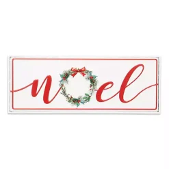 Christmas Art & Wall Decor>Kirklands Home Noel Christmas Wreath Metal Wall Sign