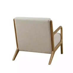 Kirklands Home Nolan Cream Lounge Accent Chair White New