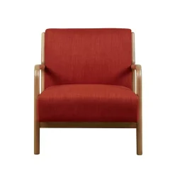Kirklands Home Nolan Mid-Century Modern Accent Chair Red Best