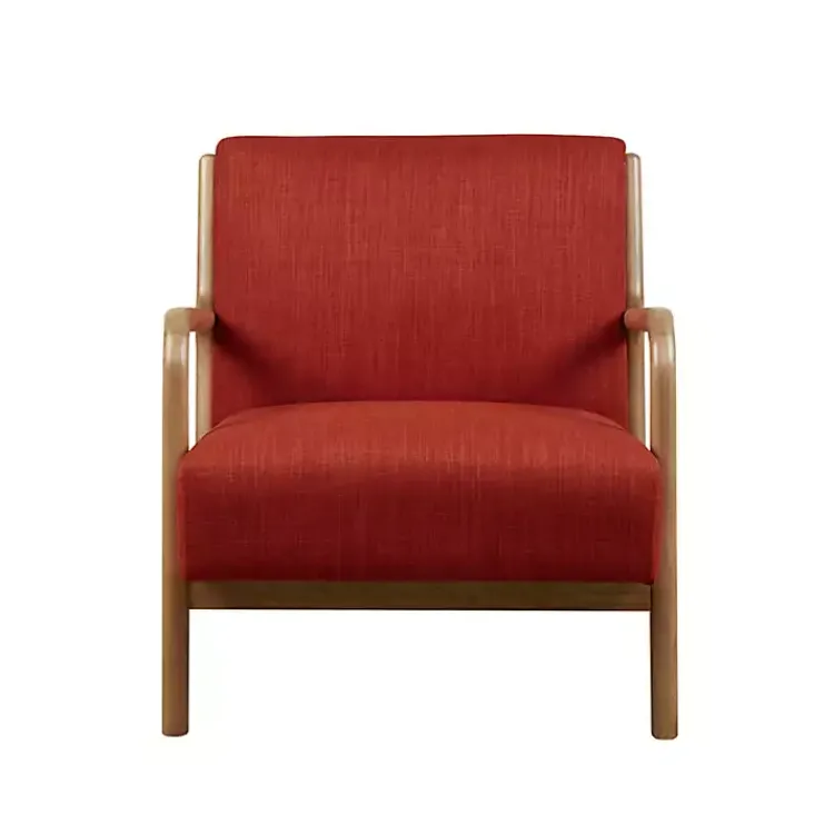 Kirklands Home Nolan Mid-Century Modern Accent Chair Red Best