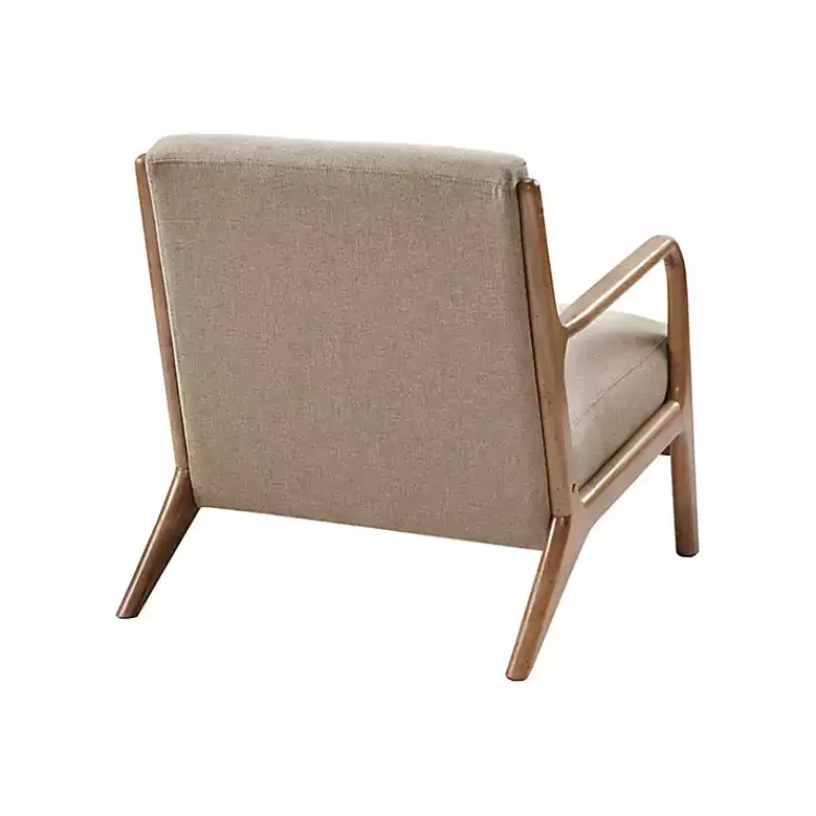 Kirklands Home Nolan Sand Mid-Century Accent Chair Tan Outlet