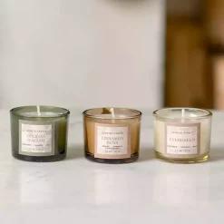 Candles>Kirklands Home Norfolk Mini Votive Jar Candles, Set of 3