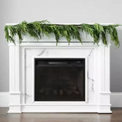Christmas Arrangements & Garland>Kirklands Home Norfolk Pine Garland, 5 ft. Green