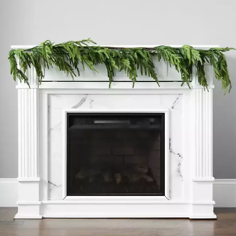 Christmas Arrangements & Garland>Kirklands Home Norfolk Pine Garland, 5 ft. Green