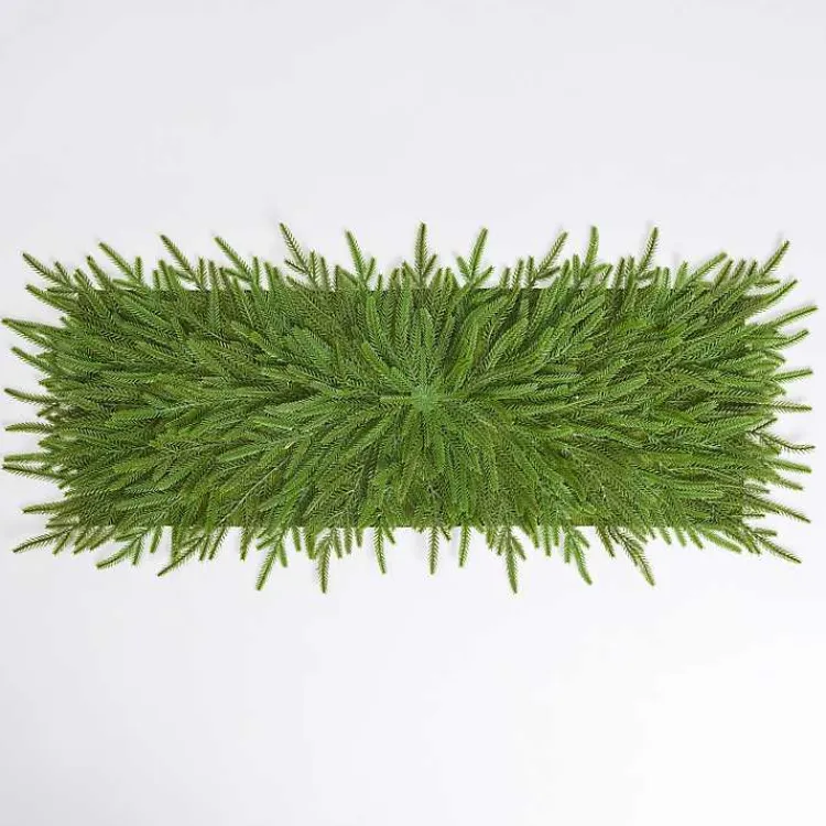 Christmas Dining & Entertaining>Kirklands Home Norfolk Pine Table Topper Green