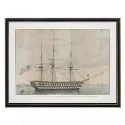Kirklands Home North Carolina United States Ship Framed Art Print Hot
