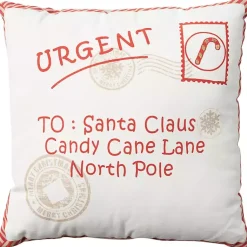 Christmas Pillows>Kirklands Home North Pole Postcard Pillow
