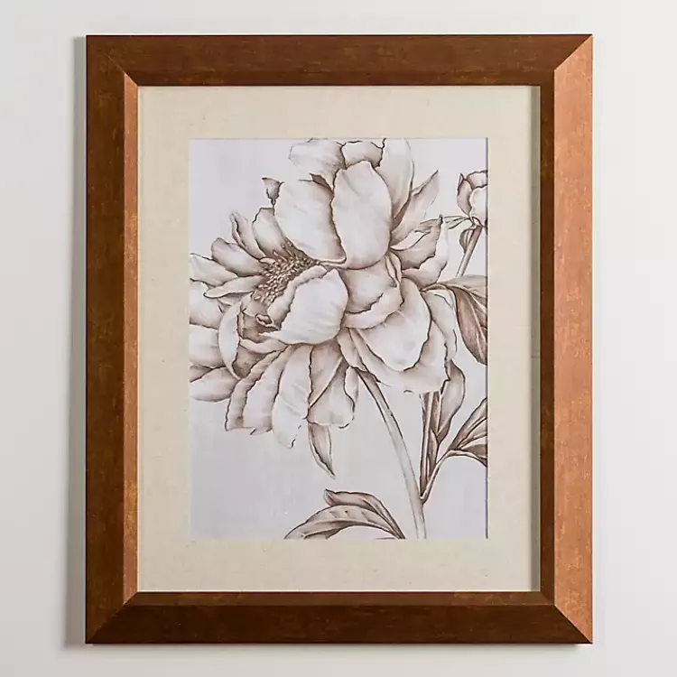 Kirklands Home Norwegian Botanicals I Framed Art Print New