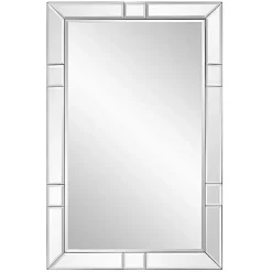 Kirklands Home Notched Bevel Rectangle Wall Mirror Best