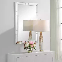 Kirklands Home Notched Bevel Rectangle Wall Mirror Best