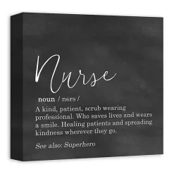 Kirklands Home Nurse Definition Canvas Art Print Black Hot