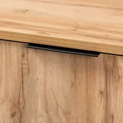 Kirklands Home Oak Wood and Metal Sideboard Buffet Best