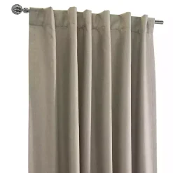 Kirklands Home Oatmeal Baxter Blackout Curtain Panel, 95 in. Tan Online