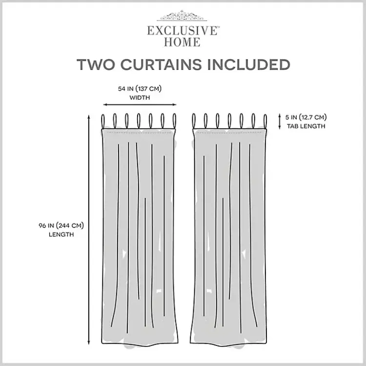 Kirklands Home Oatmeal Braided 2-pc. Curtain Panel Set, 96 in. Ivory Outlet