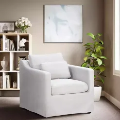Kirklands Home Oatmeal Roosevelt Accent Chair Tan Clearance