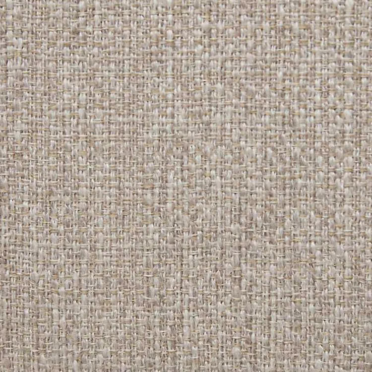 Kirklands Home Oatmeal Tufted Square Ottoman Tan Outlet